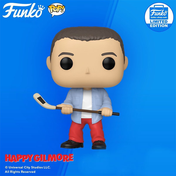 Funko POP #889 Happy Gilmore Holding Hockey Stick Exclusive Figure